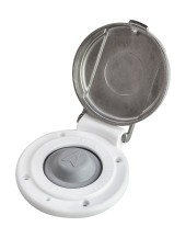 Кнопка управления якорной лебедкой Quick, палубная, Down, белый Кнопка управления якорной лебедкой Quick, палубная, Down, белый