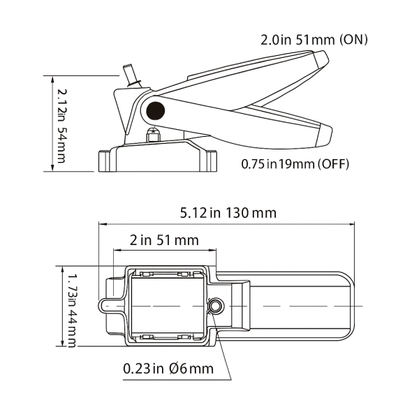 Переключатель автоматический поплавковый SeaFlo, 12V/24V Переключатель автоматический поплавковый SeaFlo, 12V/24V