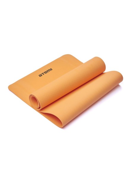 Коврик для йоги и фитнеса Atemi, AYM04C, TPE 173х61х0,4 см, оранжевый