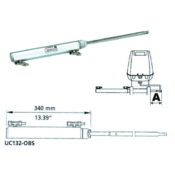 Гидроцилиндр 132 куб.см, бокового крепления Гидроцилиндр 132 куб.см, бокового крепления