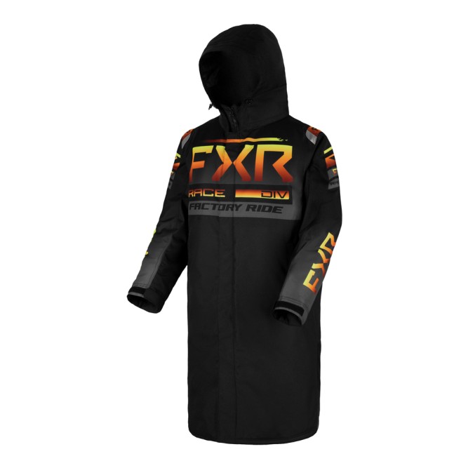 Пальто FXR Warm-Up с утеплителем Black/Inferno, XXS