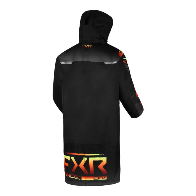 Пальто FXR Warm-Up с утеплителем Black/Inferno, XXS