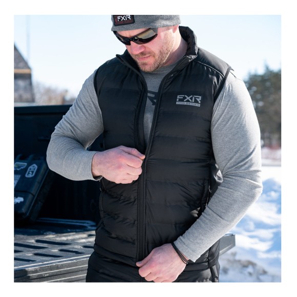 Жилет FXR Podium Hybrid Quilted Black, XL Жилет FXR Podium Hybrid Quilted Black, XL