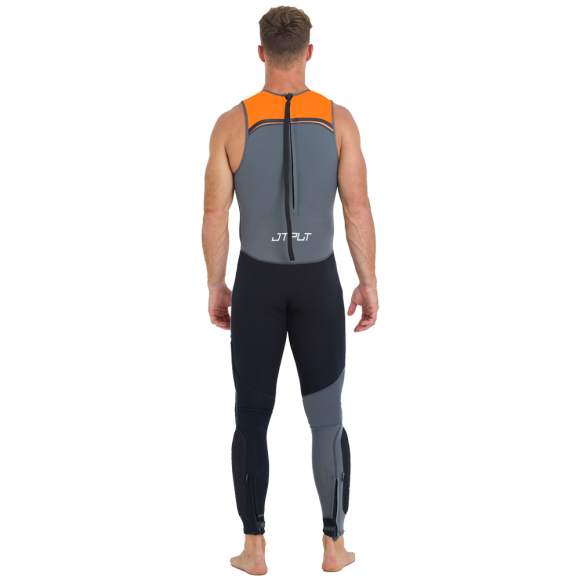 Комплект гидрокостюм и гидрокуртка JetPilot RX Race Charcoal/Orange, S