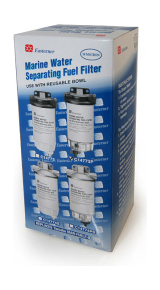 Фильтр топливный 10 мк с креплением и водосборником (большой)