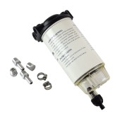 Фильтр топливный 10 мк с креплением и водосборником (большой) Фильтр топливный 10 мк с креплением и водосборником (большой)