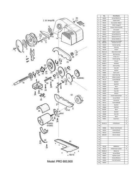 Лебедка якорная South Pacific 900E(xpress) горизонтальная, 1100Вт, 12 В,