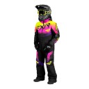 Детский комбинезон FXR Boost с утеплителем Black/Neon Fusion, 4