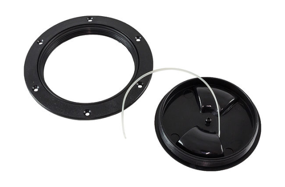 Лючок палубный 4", черный Лючок палубный 4", черный