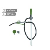 Насос Dukshin для перекачки топлива электрический Производительность: 9 л/мин, Длина заборного патрубка: 467 мм