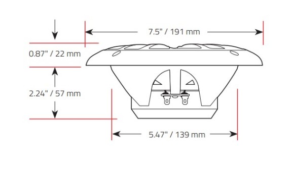 Морская акустика BOSS MR6B