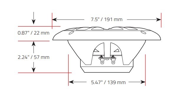 Морская акустика BOSS MR6B
