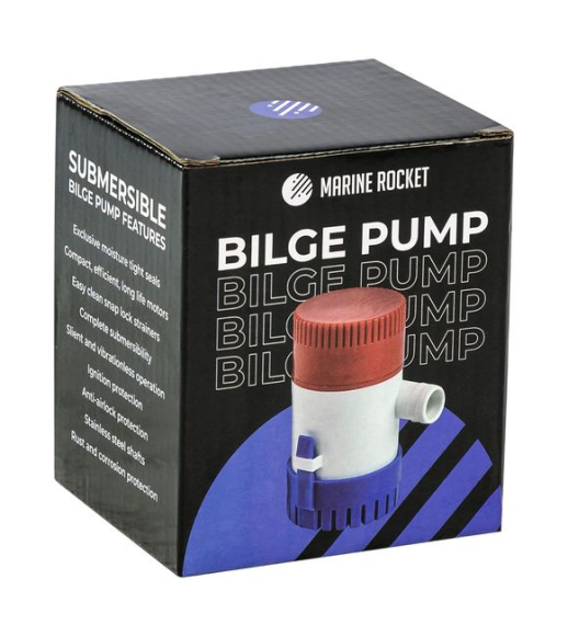 Помпа осушительная Marine Rocket, 500GPH (1893 л/ч), 12 В