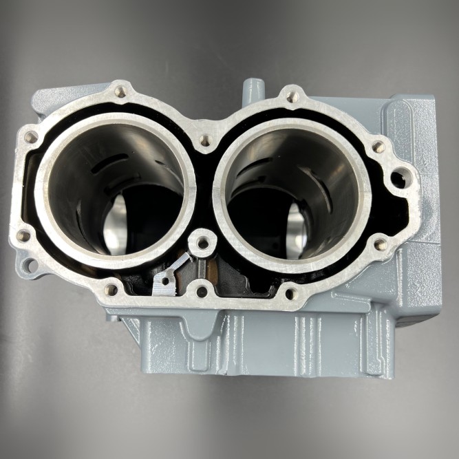 Блок цилиндров с картером Yamaha 40X (40F-01.06.01.01; T40E-020004; PNFM40E-02001) (YUELANG)