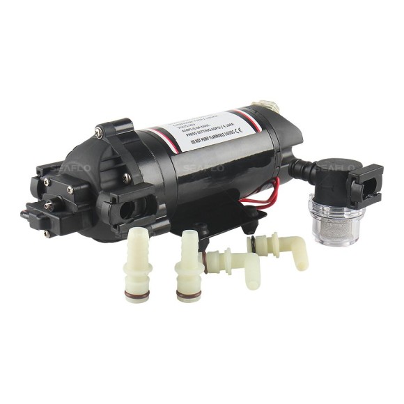 Помпа водоподающая SeaFlo мембранная, 12V 5.5 л/мин, 11 BAR Помпа водоподающая SeaFlo мембранная, 12V 5.5 л/мин, 11 BAR