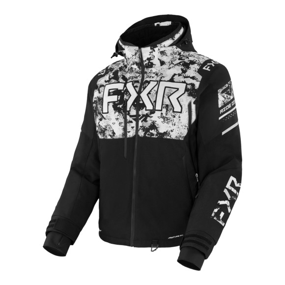 Куртка FXR Helium X 2-в-1 с утеплителем Black/White Camo, M