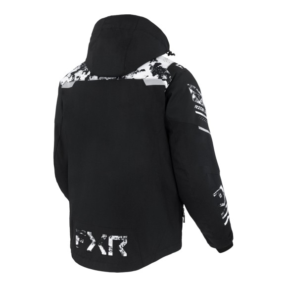 Куртка FXR Helium X 2-в-1 с утеплителем Black/White Camo, M