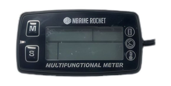 Тахометр универсальный со счетчиком моточасов с подсветкой и сигнализаций температуры