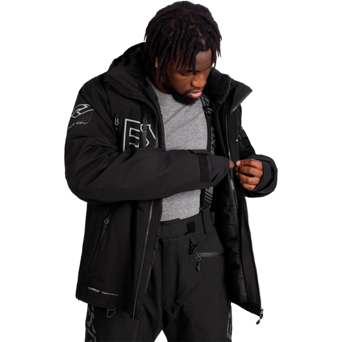 Куртка FXR Helium Pro 3-in-1 с утеплителем Black/Grey, M