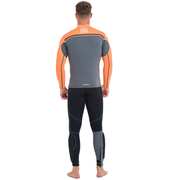 Комплект гидрокостюм и гидрокуртка JetPilot RX Race Charcoal/Orange, M Комплект гидрокостюм и гидрокуртка JetPilot RX Race Charcoal/Orange, M