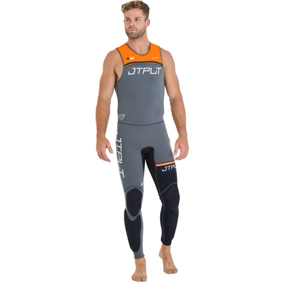 Комплект гидрокостюм и гидрокуртка JetPilot RX Race Charcoal/Orange, M