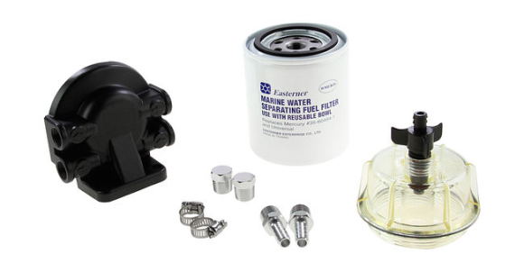 Фильтр топливный 10 мк с креплением и водосборником (малый)