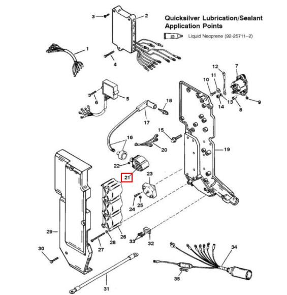 Катушка зажигания Mercury 6-15HP 20-225HP (PREMARINE) Катушка зажигания Mercury 6-15HP 20-225HP (PREMARINE)