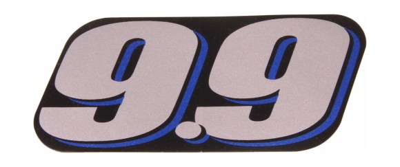 Наклейка капота Suzuki DT9.9A (9.9), задняя