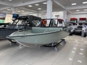 Моторная лодка, Тактика 460 DC (Comfort), хаки с Suzuki DF50ATL