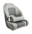 Кресло с болстером Delux Sport Flip Up, обивка винил, цвет угольный/серый