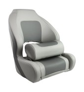 Кресло с болстером Delux Sport Flip Up, обивка винил, цвет угольный/серый