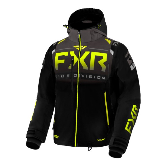 Куртка FXR Helium X с утеплителем Black/Charcoal/Hi Vis, M