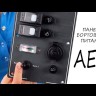 Панель бортового питания 3 переключателя, предохранители, разьём прикуривателя, заряд батарей