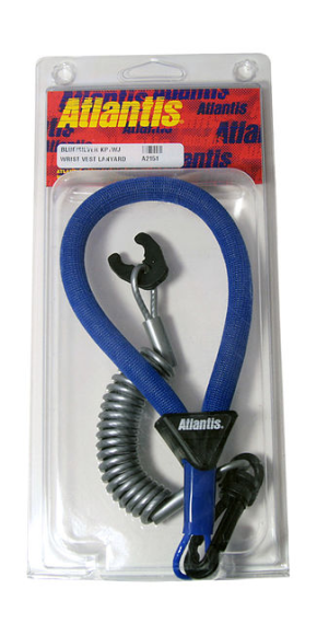 Чека для вм Kawasaki с плавающим ремешком, сине-серебристая