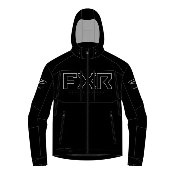 Куртка FXR Helium Pro 3-in-1 с утеплителем Black/Grey, L