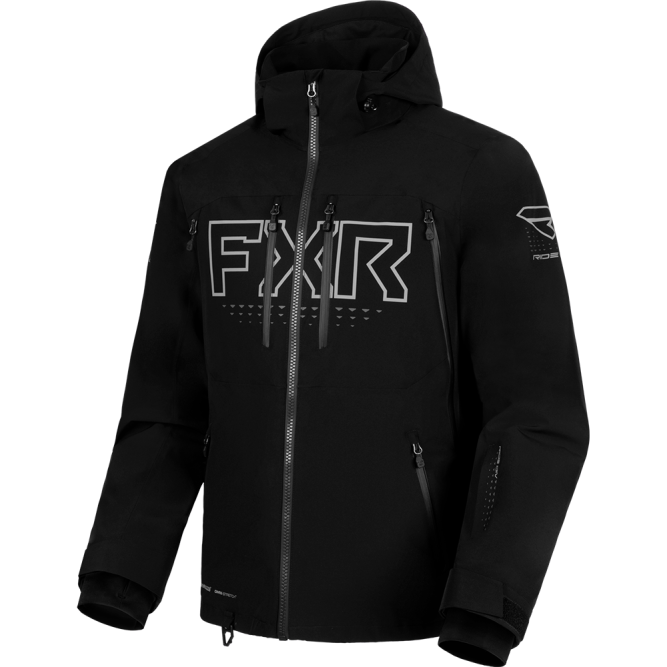 Куртка FXR Helium Pro 3-in-1 с утеплителем Black/Grey, L