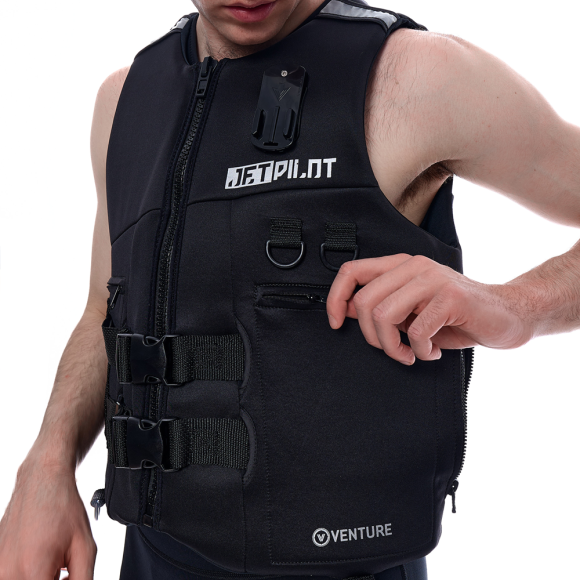 Жилет спасательный JetPilot Venture F/E Eco Vest Black, 2XL Жилет спасательный JetPilot Venture F/E Eco Vest Black, 2XL