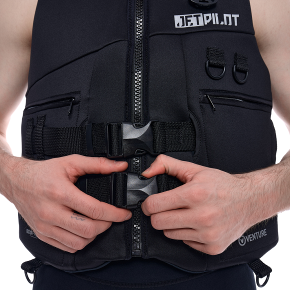 Жилет спасательный JetPilot Venture F/E Eco Vest Black, 2XL Жилет спасательный JetPilot Venture F/E Eco Vest Black, 2XL