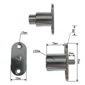 Замок кнопочный SUNFINE, 22мм