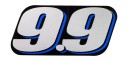 Наклейка капота Suzuki DT9.9A (9.9), задняя
