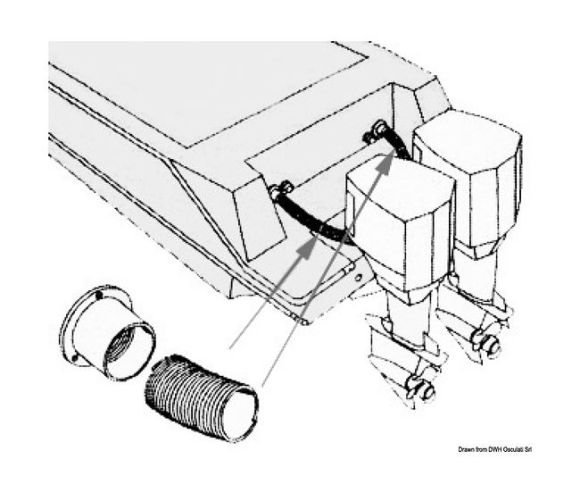 Гофра кабель-трассы d50,8 мм, серая Гофра кабель-трассы d50,8 мм, серая