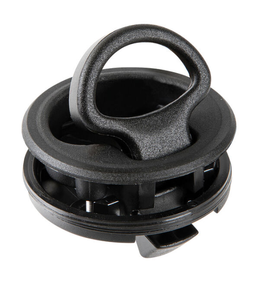 Ручка для люка врезная, утапливаемая, черная Ручка для люка врезная, утапливаемая, черная