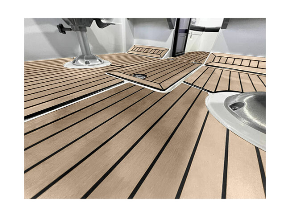 Комплект палубного покрытия для Феникс 510BR, тик классический, с обкладкой, Marine Rocket Комплект палубного покрытия для Феникс 510BR, тик классический, с обкладкой, Marine Rocket