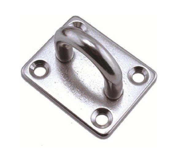 Серьга с прямоугольным основанием 8мм, Marine Rocket