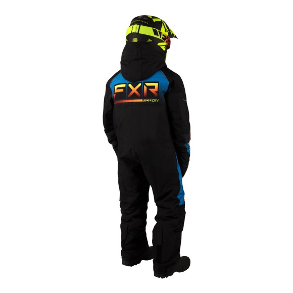 Детский комбинезон FXR Recruit с утеплителем Black/Blue/Inferno, 8 Детский комбинезон FXR Recruit с утеплителем Black/Blue/Inferno, 8