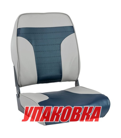 Кресло мягкое складное Marine Rocket, обивка винил, цвет серый/синий (упаковка из 4 шт.) Кресло мягкое складное Marine Rocket, обивка винил, цвет серый/синий (упаковка из 4 шт.)