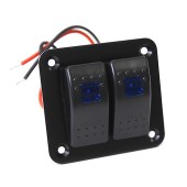 Панель 2х клавишных переключателей  с подсветкой NEKEKE