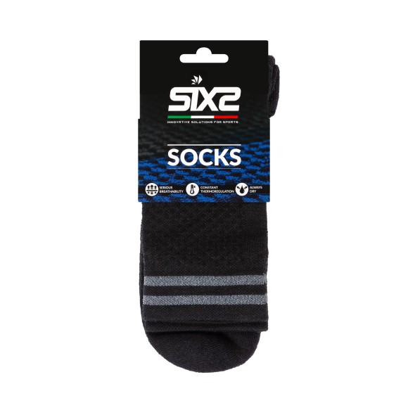 Носки SIXS MERINOS SOCKS Grey, 40/43, Артикул: MESO-II-GREY Носки SIXS MERINOS SOCKS Grey, 40/43, Артикул: MESO-II-GREY
