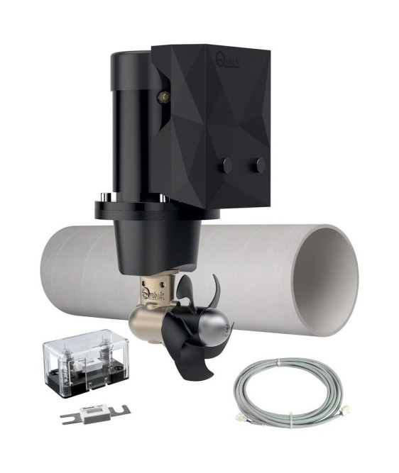 Подруливающее устройство Quick, D140mm, 40KGF, 12 В, (TCDEX06 - TNL 1000mm)