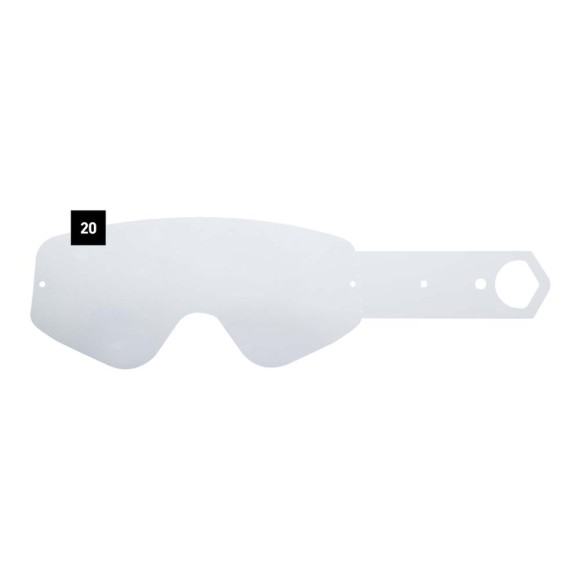 Комплект отрывных линз Spy Optic Klutch/Whip/Targa3 20 шт Комплект отрывных линз Spy Optic Klutch/Whip/Targa3 20 шт